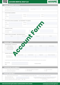 open an account